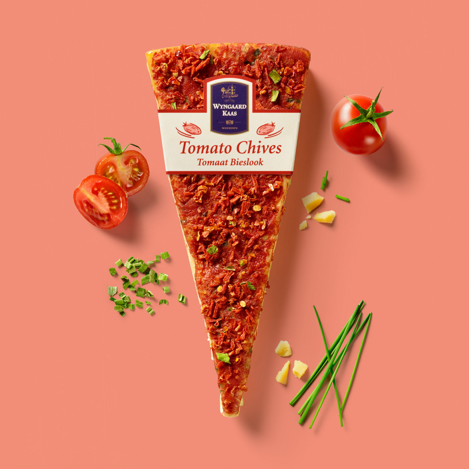 Wyngaard Kaas Tomato-Chives 150gr 